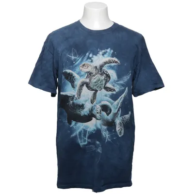 T-shirt (Bleu) de The Mountain Coton
