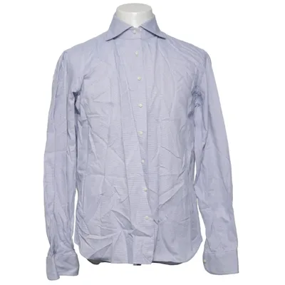 Skjorta (Blå, Vit) från Emanuele Maffeis Bomull