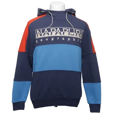 Hoodie (Blue, Multicolored) from Napapijri Cotton, Elastane