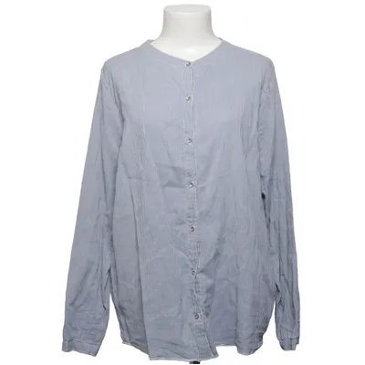 Blouse (Blauw, Wit) van Aiayu Organisch katoen