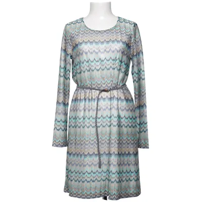 Jurk (Ziczac Belt Short Dress) van Dry Lake Elastaan, Polyester