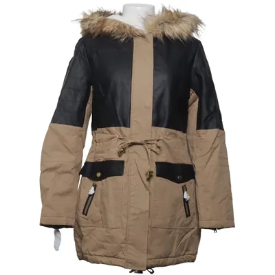 Parkas (Beige, Svart) från Parisian Bomull, Polyuretan, Viskos