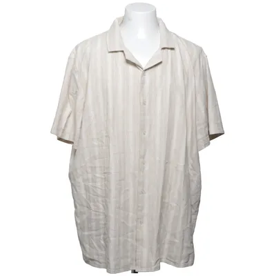 Korte mouwen shirt (Beige) van Dressmann Katoen, Linnen