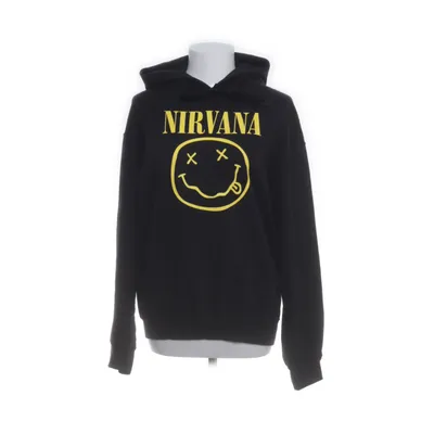 Huvtröja (Svart, Flerfärgad) från Nirvana Bomull, Polyester