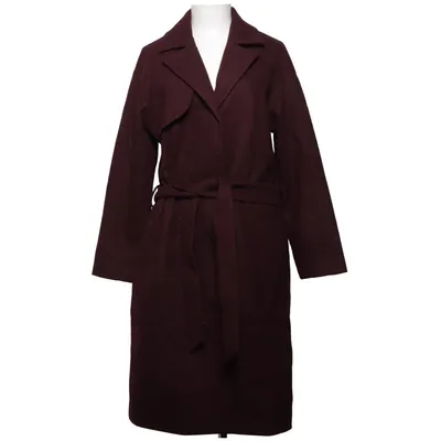 Manteau (Marron) de Magasin Polyester, Laine