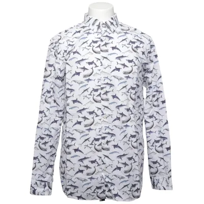 Chemise (Blanc, Bleu) de Selected Homme Coton biologique
