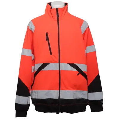 Veste réfléchissante (Rouge, Noir) de Fristads Coton, Polyester