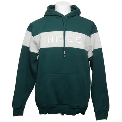 Sweat à capuche (Vert, Beige) de Nicce Coton, Polyester recyclé