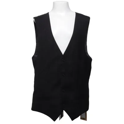 Suit vest (Black) Polyester, Viscose
