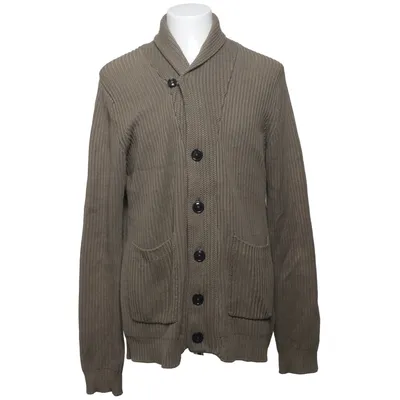 Cardigan (Groen) van Size 8 Needle Acryl, Katoen