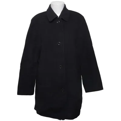 Manteau (Noir) de Delmod Angora, Cachemire, Polyamide, Viscose, Laine