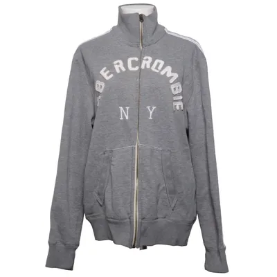 Hættetrøje (Grå) fra Abercrombie & Fitch Bomuld, Polyester