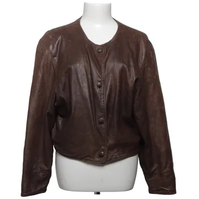 Leather jacket (Brown) from Stig P