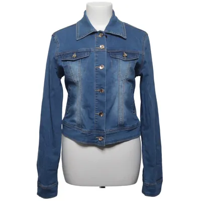 Denim jacket (Blue) from Miss Natalie Cotton, Elastane