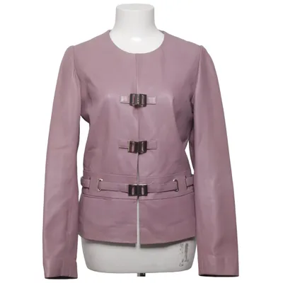 Leather jacket (Pink) from Caroline Biss