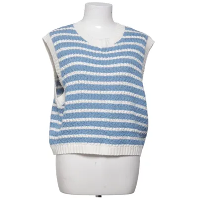Slipover (Blue, White) from Lindex Acrylic, Cotton