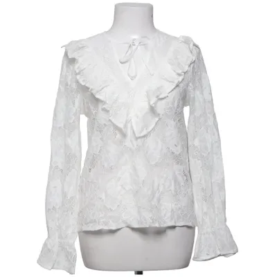 Bluse (Hvid) fra Bubbleroom Bomuld, Polyamid, Viscose