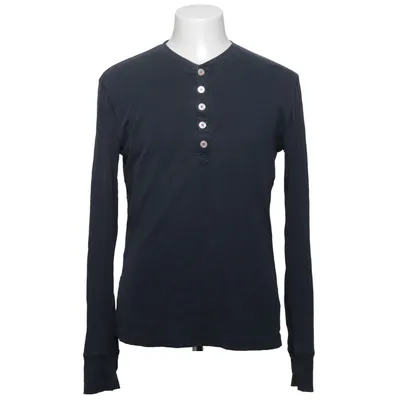 T-shirt manches longues (Bleu) de Knowledge Cotton Apparel Coton biologique