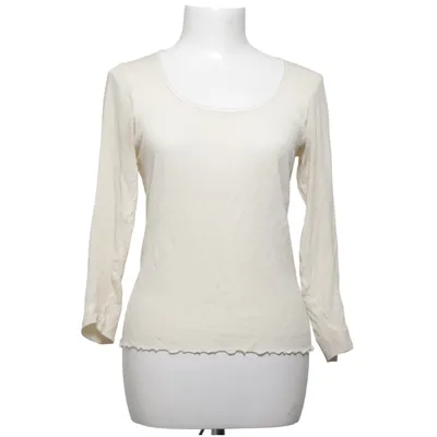 T-shirt à manches longues (Beige) de Oscalito Soie, Laine