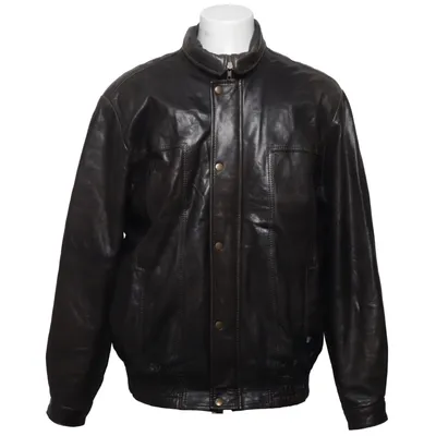 Veste en cuir (Noir) de Jotama Cuir