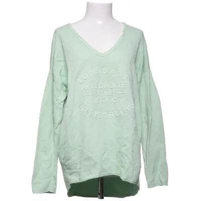Collegetröja (Grön) från Zwillingsherz Bomull, Polyester