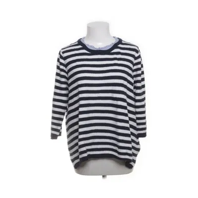 Tröja (Vit, Blå) från Séraphine Bomull, Elastan, Viskos