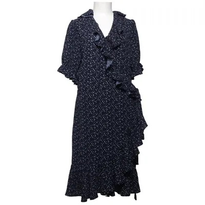 Omlottklänning (Blå, Vit) från Daisy Grace Polyester