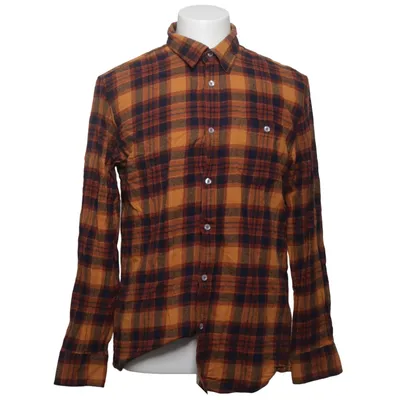 Chemise en flanelle (Bleu, Marron) de DNMD Coton