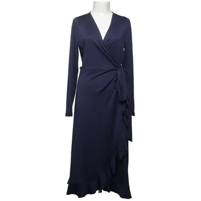 Wickelkleid (Blau) von Happy Holly Elasthan, Polyester