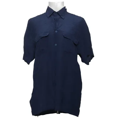 Short sleeve shirt (Blue) from Francesca Silk