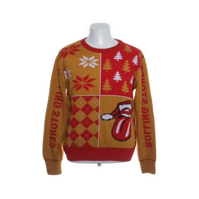 Julesweater (Rød, Beige, Flerfarvet) fra The Rolling Stones Akryl