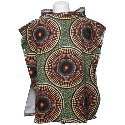 Cape de bain (Vert, Multicolore) de Culture Sud