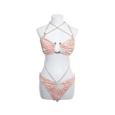 Bikini (Orange, Multicolored) from ASOS Luxe Elastane, Polyester