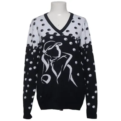 Pull-over (Noir, Blanc) de Daily Sports Acrylique, Coton