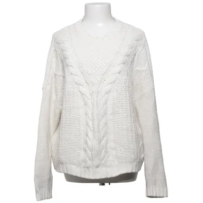 Sweater (White) from Monki Angora, Cotton, Polyamide, Viscose