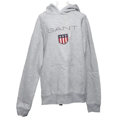 Capuchon sweater (Grijs) van GANT Katoen, Polyester