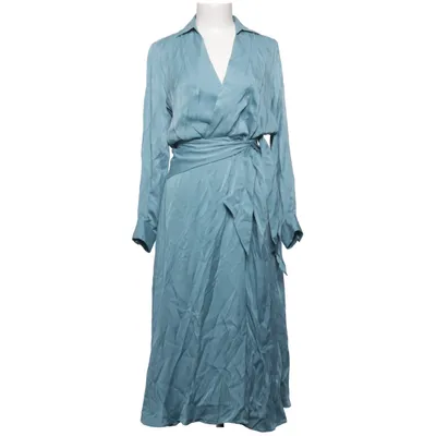 Slå-om-kjole (Blå) fra Equipment Femme Silke, Viscose