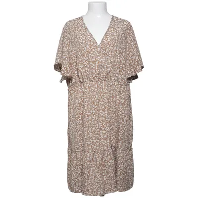 Klänning (Beige, Vit, Flerfärgad) från Shein Curve Polyester