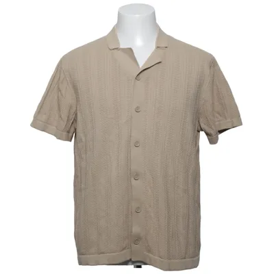 Kortärmad skjorta (Beige) från Jack & Jones Bomull