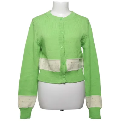 Cardigan (Green, White, Multicolored) from Molly Goddard Wool
