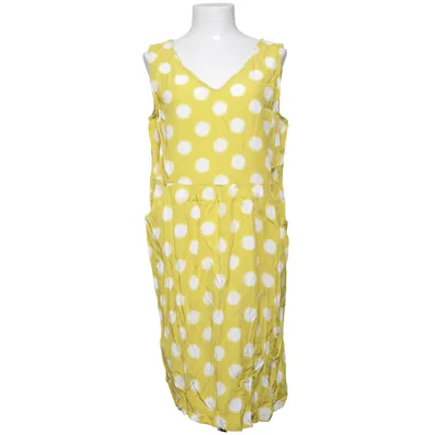 Klänning (Gul, Vit) från Zilch Viskos