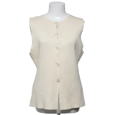 Vest (Beige) from Mango Polyester, Viscose