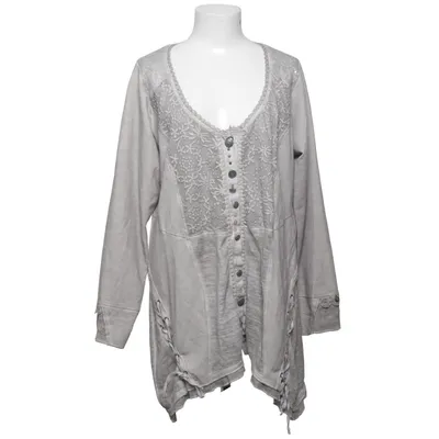 Cardigan (Grå) fra Tredy Bomuld, Polyester, Viscose