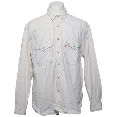 Denim blouse (Wit) van Levi Strauss & Co Katoen