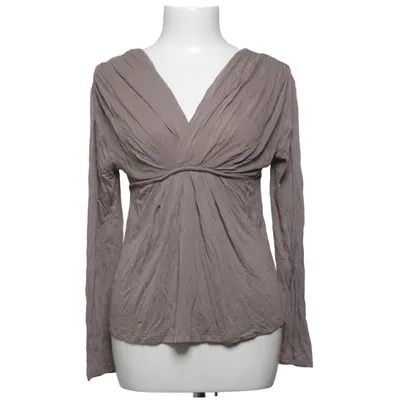 Top (Brun) fra Assuili Elastan, Silke, Viscose