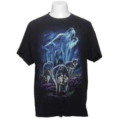 T-shirt (Svart, Blå, Lila) från DOM Bomull