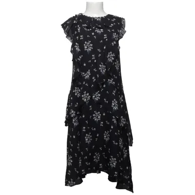 Robe (Noir, Blanc) de Erdem x H&M Soie, Polyester