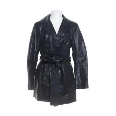 Leather coat (Black) from Heine Leather