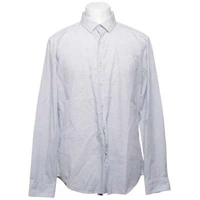 Shirt (White, Blue) from Paul Hunter Cotton