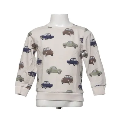 Sweatshirt (Beige, Meerkleurig) van Name It Elastaan, Organisch katoen